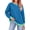 Blue, variant on Color Block Sweatshirts for Women Crewneck Long Sleeve Oversized Pullover Tops Casual Fall Outfits