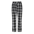 thumbnail image 6 of Brondbend Mens Pants Casual Straight Pants for Men Stretchy Waist Drawstring Pocket Trousers Plaid Comfortable Loose Trousers Holiday Fall Winter Pants Black, 6 of 7