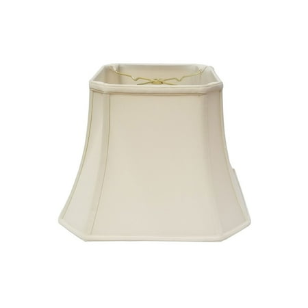 Royal Designs Eggshell Square Cut Corner Bell Basic Lamp Shade,5 x 10 x 8.75