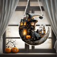 thumbnail image 4 of Colgador acrílico de bruja de Halloween para la ventana de casa, adorno gótico para fiestas, decoración colgante artística, 4 of 4
