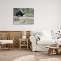 Stupell Rural Cabin Countryside Trail Landscape Painting Gallery Wrapped Canvas Print Wall Art