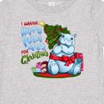 thumbnail image 4 of Inktastic I Wanna Hippopotamus for Christmas Cute Hippo Boys or Girls Baby T-Shirt, 4 of 5