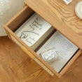 thumbnail image 6 of Mid Century Nightstand, Rattan Side Table with Drawer, Modern Bedside Table with Storage and Solid Wood Legs for Living Room, Bedroom and Small Space (Brown), 6 of 7