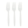 thumbnail image 2 of Smarty 7" White Plastic Disposable Forks 1000ct, 2 of 7