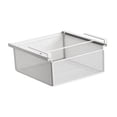 thumbnail image 3 of Organizador de cajones para debajo de escritorios, armario, dormitorio, cesta de almacenamiento deslizante para debajo de estantes Blanco, 3 of 9