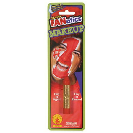 Red Sports Fanatic Makeup Stick Colored Halloween Costume Face Paint Accessory