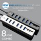 thumbnail image 3 of Matsuzay USB Hub 2,0 Multi USB 2,0 Hub USB Splitter alta velocidad 6 puertos Hub TF lector de tarjetas todo en extensión de computadora Hub Type7 NO7, 3 of 6