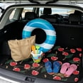 thumbnail image 2 of HUISEFOR Red Cherry Car Trunk Mat 29" x 39" Non-Slip All Weather Trunk Protection Cargo Liner Anti-Scratch Cars Accessories Universal Fit for Most Vehicle, 2 of 7