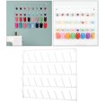 thumbnail image 3 of Xinxinyy Metal Wall Hanging Thread Holder 32-Spool Sewing Thread Organizer Needle Spool Storage Sewing Rack Organizer Tool, 3 of 9