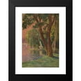 thumbnail image 2 of Marie- Joseph-Leon Clavel ( Iwill) 11x14 Black Modern Framed Museum Art Print Titled - The Lake Love - the Sunrise - the Statue of Venus and Cupid (1918), 2 of 5