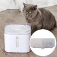 thumbnail image 3 of Filtro para fuente de agua para gatos, filtros para dispensadores automáticos de agua para mascotas - Elemento de filtro rectangular de carbón activado para circulación de agua para mascotas, suminist, 3 of 5