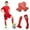 Red, variant on Soccer Shin Guards and Socks for Toddler Youth, Lightweight Soccer Shin Pads Protective Defender Gear for 3-5, 5-10, 10-15 Years Old Teen Boys Girls Sports Game(Red,S）
