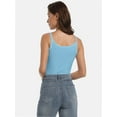 thumbnail image 2 of Women's Slim-Fit Strap Camisole Tank Top - Basic Cami Undershirt, 2 of 6