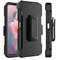 thumbnail image 3 of For Motorola Moto G Power 2024 6.7" Case,Heavy Duty Rugged Defender Case with [Belt Clip Holster] [Built in Screen Protecotr], Shockproof Full Body Protection Kickstand Cover, Black, 3 of 9