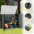 thumbnail image 2 of Uforic Outdoor Horizontal Storage Sheds, Weather Resistant Resin Tool Shed, Multi-Opening Door for Easy Storage of Bike, Trash Cans, Garden Tools, Lawn Mowers, 35 Cu ft, 2 of 8