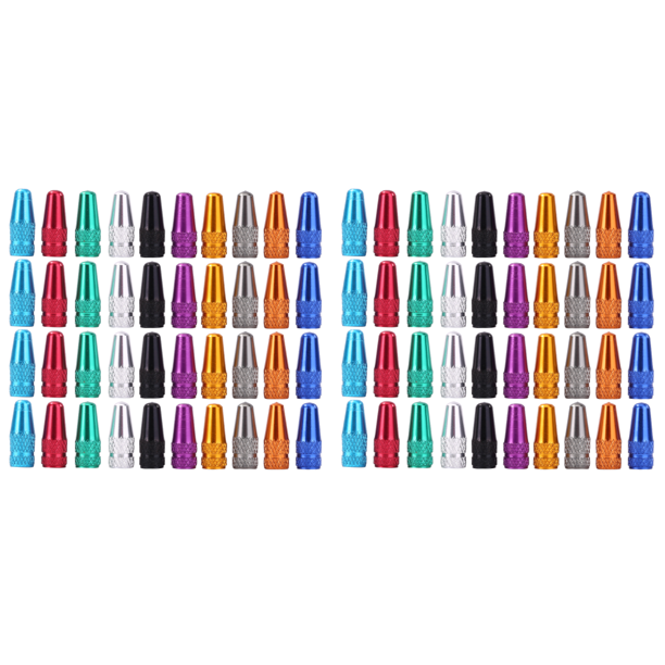 Tapas de válvula Presta Bicicleta MTB Bicicleta Neumático Rueda Stem Air 40pcs