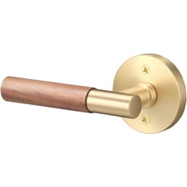 Sure-Loc Ap100-Rd Grip Aspra Round Non-Turning One-Sided Dummy Door Lever - Satin Brass /