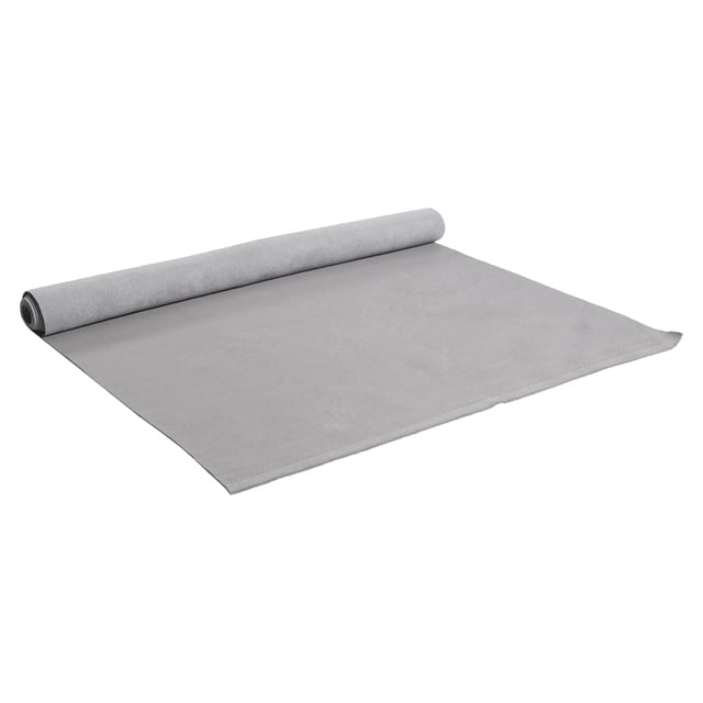 Reparación de techo interior de automóvil de tela de gamuza de 360 g de Unique Bargains 40" L x 60" W en gris oscuro