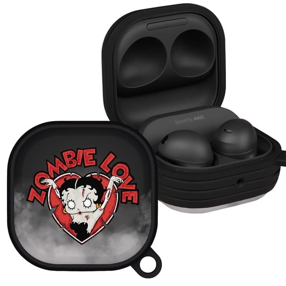 Betty Boop Zombie Love HDX Case Cover Compatible with Samsung Galaxy Buds Pro & Buds Live (Zombie Betty) by Affinity Bands