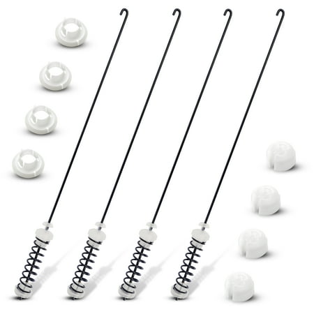 2025 W10780045 W10821956 Washing Suspension Rod Kit for Whirlpool Kenmore Maytag Amana Washers  4Pcs Washer Suspension Rod Kit Replaces For Amana NTW4605EW0 NTW4516FW1 NTW4516FW2 NTW4516FW3 Washer