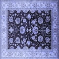 thumbnail image 1 of Ahgly Company Indoor Square Oriental Blue Industrial Area Rugs, 7' Square, 1 of 4