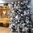 thumbnail image 1 of PartyWoo Globos Plateados, 5 piezas Globos Cuadrados Plateados, 22 Pulgadas Globos de Foil PartyWoo PartyWoo, 1 of 2