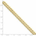 thumbnail image 4 of Primal Gold 10 Karat Yellow Gold 6.75mm Flat Beveled Curb Chain, 4 of 4