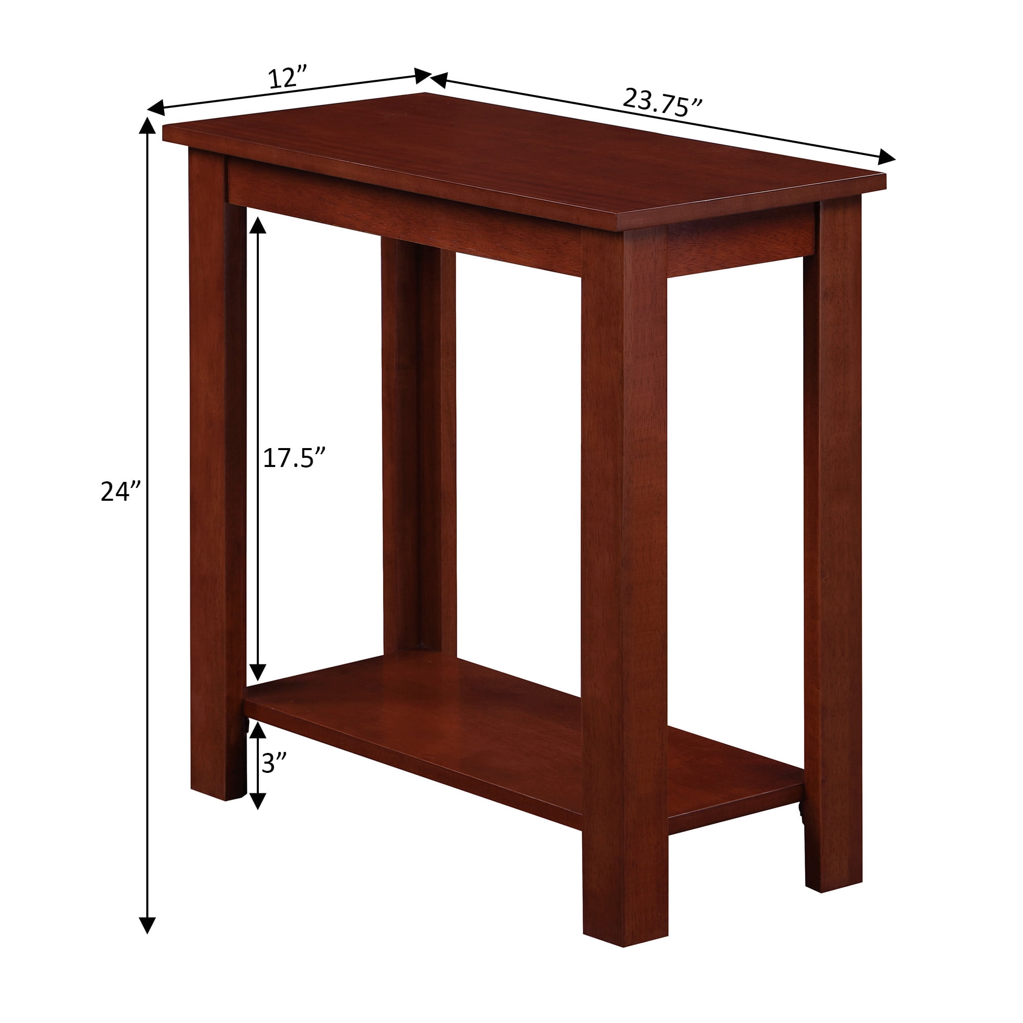 Convenience Concepts Designs2Go Baja Chairside End Table