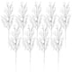 thumbnail image 1 of 10 Uds. Hojas artificiales de purpurina, ramas de purpurina para fiesta de Navidad, hojas de árbol decorativas, suministros para festivales, 1 of 6