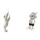 thumbnail image 5 of Escultura de con plumas, estatua moderna de resina, colección de arte, artesanía, adorno de mesa, figura decorativa creativa para chimenea,, 5 of 8