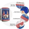 thumbnail image 5 of Sonernt Gnomes July 4th Independence Day Shower Curtain 72x72 inch, Waterproof Lightweight Polyester Fabric Bath Curtains with 12 Hooks for Bathroom Bathtub, Durable Washable Quick-Drying, 5 of 7