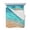 Sky Blue, variant on Quilts King Size Bedding Set, Burnt Orange Ombre Coastal Lightweight Quilted Comforter, Summer Nautical Beach Ocean Seaside Soft Bedspread Coverlet with Pillow Covers for All Season, 96" x 106"