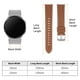 thumbnail image 2 of Correa de reloj de cuero genuino Uxcell de 20 mm de liberación rápida, correas de reloj de repuesto para hombres y mujeres, marrón claro, 2 of 6