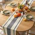 thumbnail image 5 of Boho Table Runner, Farmhouse Macrame Wedding Table Runner For Garden & Outdoor Decor, Summer And Autumn Bridal Shower Decor, Rustic Woven Cotton Crochet Lace With Tassels For Living Room, 72x12 Inch, 5 of 8
