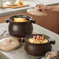 thumbnail image 6 of Ceramic slow cooker, stoneware casserole with lid, soup pot for stew, soup, rice, 6 of 8