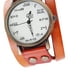 thumbnail image 4 of sweethay Couple Leather Alloy Watch Women Men Adjustable Party Traveling Wrist Style Wristwatch Leather Band Casual Accessory Banquet Relojes Naranja, 4 of 4