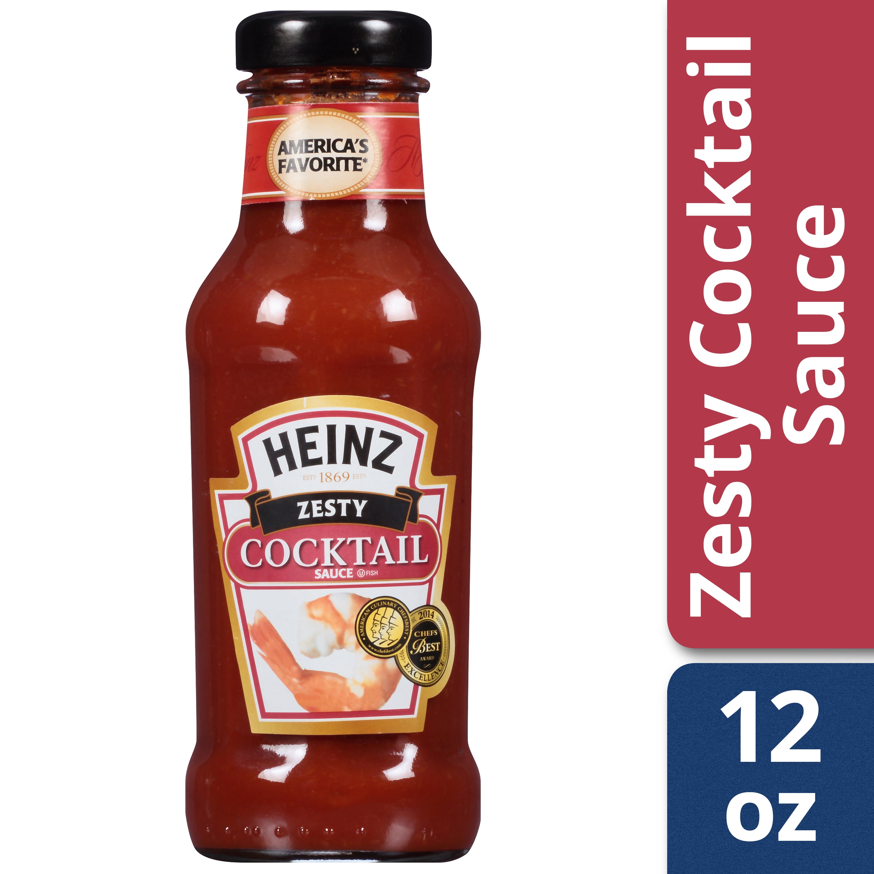 Heinz Zesty Cocktail Sauce, 12 oz Bottle