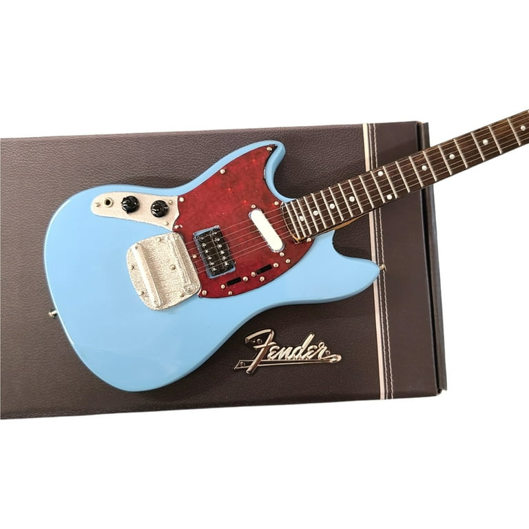 Fender Mustang Sonic Blue Mini Guitar Replica Collectible