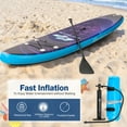 thumbnail image 6 of Goplus 10.5' Inflatable Stand Up Paddle Board Surfboard W/Bag Aluminum Paddle, 6 of 11