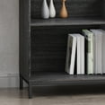 thumbnail image 4 of Smuxee Wood Bookcase with 4 Storage Shelves and 2 Doors,Cube Organizer Cabinet,Gray, 4 of 7