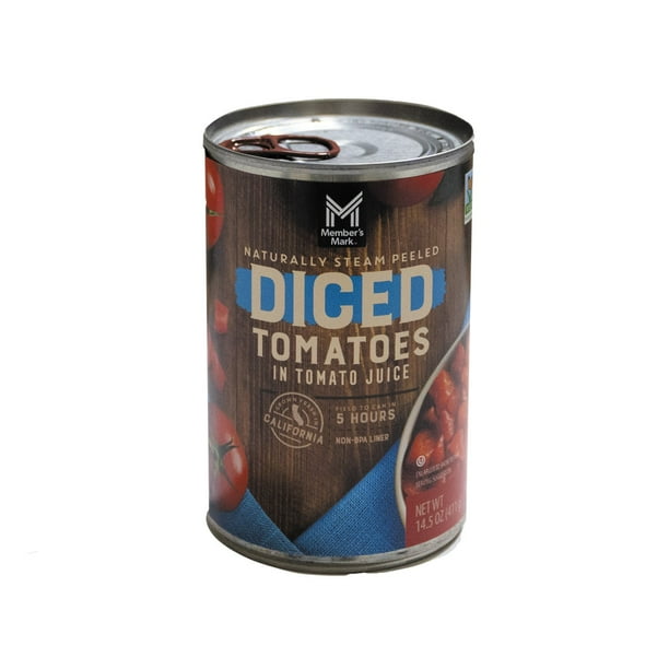 Member's Mark Diced Tomatoes in Tomato Juice, 14.5 oz., 12
