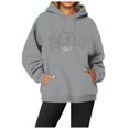 thumbnail image 2 of Hawaii Hoodies for Women Fall Winter Long Sleeve Graphic Hooded Sweatshirt with Pockets Streetwear Pullover Tops, 2 of 7