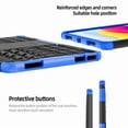 thumbnail image 5 of Case for for iPad Pro 11 Inch 4th/3rd/2nd/1st Generation 2022/2021/2020/2018, Armor Heavy Duty Anti-falling Rugged Double Military Grade Heavy Duty Shockproof Case with Kickstand, Blue, 5 of 5