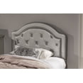 thumbnail image 4 of Hillsdale Furniture Karley Faux Leather Upholstered Full Bed, Silver, 4 of 4