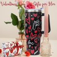thumbnail image 2 of Valentines Tumbler 40 oz with Handle & Straw - Stainless Steel Insulated Cup, Leak Proof Lid Reusable, Valentine''s Gifts for Her, 2 of 6