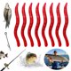 thumbnail image 1 of Gusano Blando Lombriz Tierra Cebo Blando Falso Lombriz Tierra Cebo para Peces Mar Cebo Pesca Gusano Rojo (rojo Brillante 50/paquete), 1 of 9