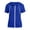 Blue, variant on vzibsiv Womens Short Sleeve Zip Up Hoodie Casual Summer Top For Women,Black L