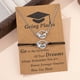 thumbnail image 2 of Mortarboard graduación ajustable pulsera de cuerda cadena colgante collar con tarjeta significativa para graduado, 2 of 4
