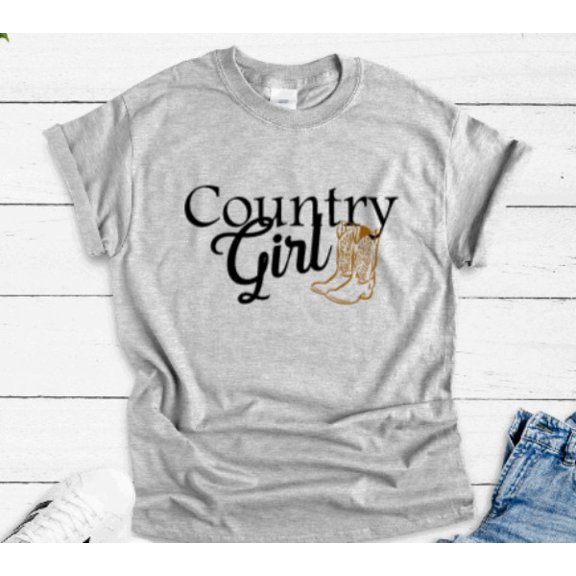 Sam Soft Country Girls, Gray, Unisex Short Sleeve Men'S And Women'S T-Shirt Unisex Cotton Tee, Full Size S-5XL