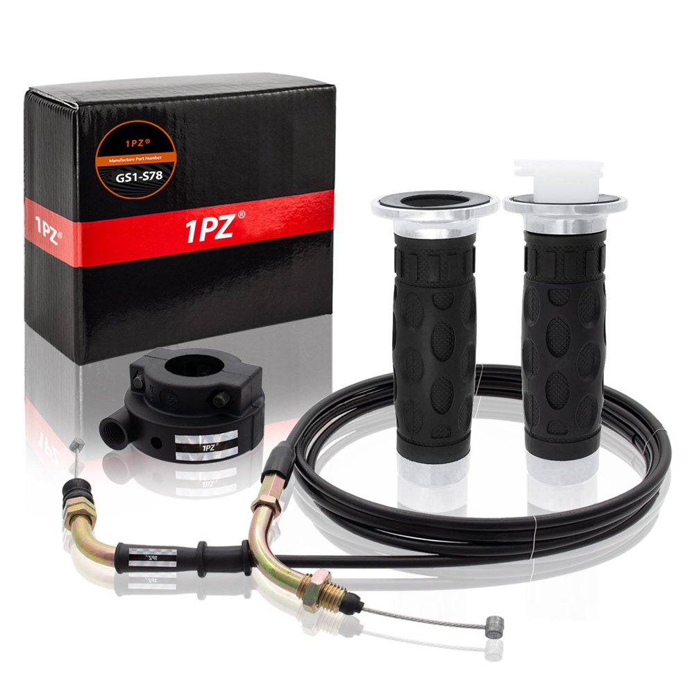 1PZ Universal Throttle Twist Grip Set with 78" Scooter Throttle Cable
